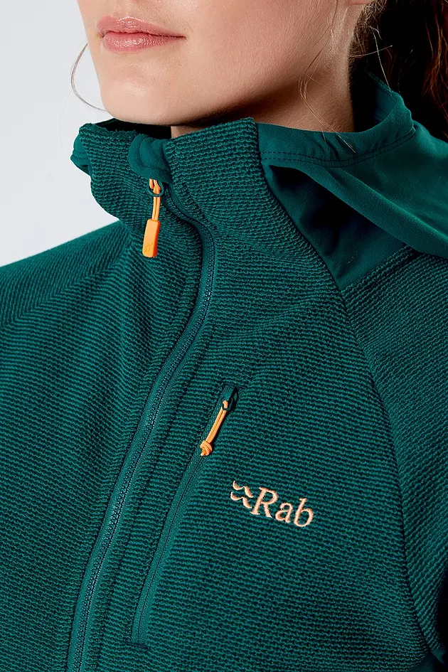 Толстовка Rab Women's Capacitor Hoody 14 Темно-бірюзовий - фото 4