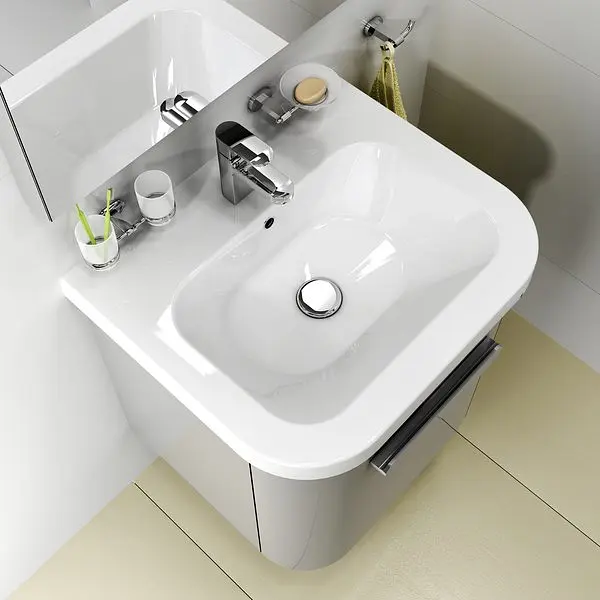 Умивальник Ravak Chrome Chrome 550 XJG01155000, Білий - фото 2