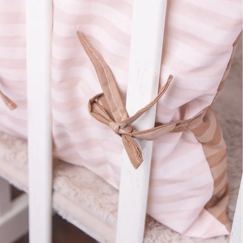 Подушки-борти MirSon Kids Time 18-300 Cream time бежеві 12 шт. - фото 8