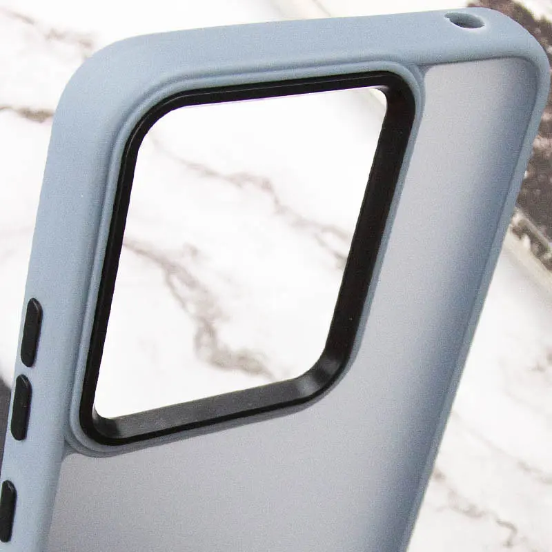 Чохол Epik TPU+PC Lyon Frosted для Xiaomi Redmi 13Coco C65 Sierra Blue - фото 5