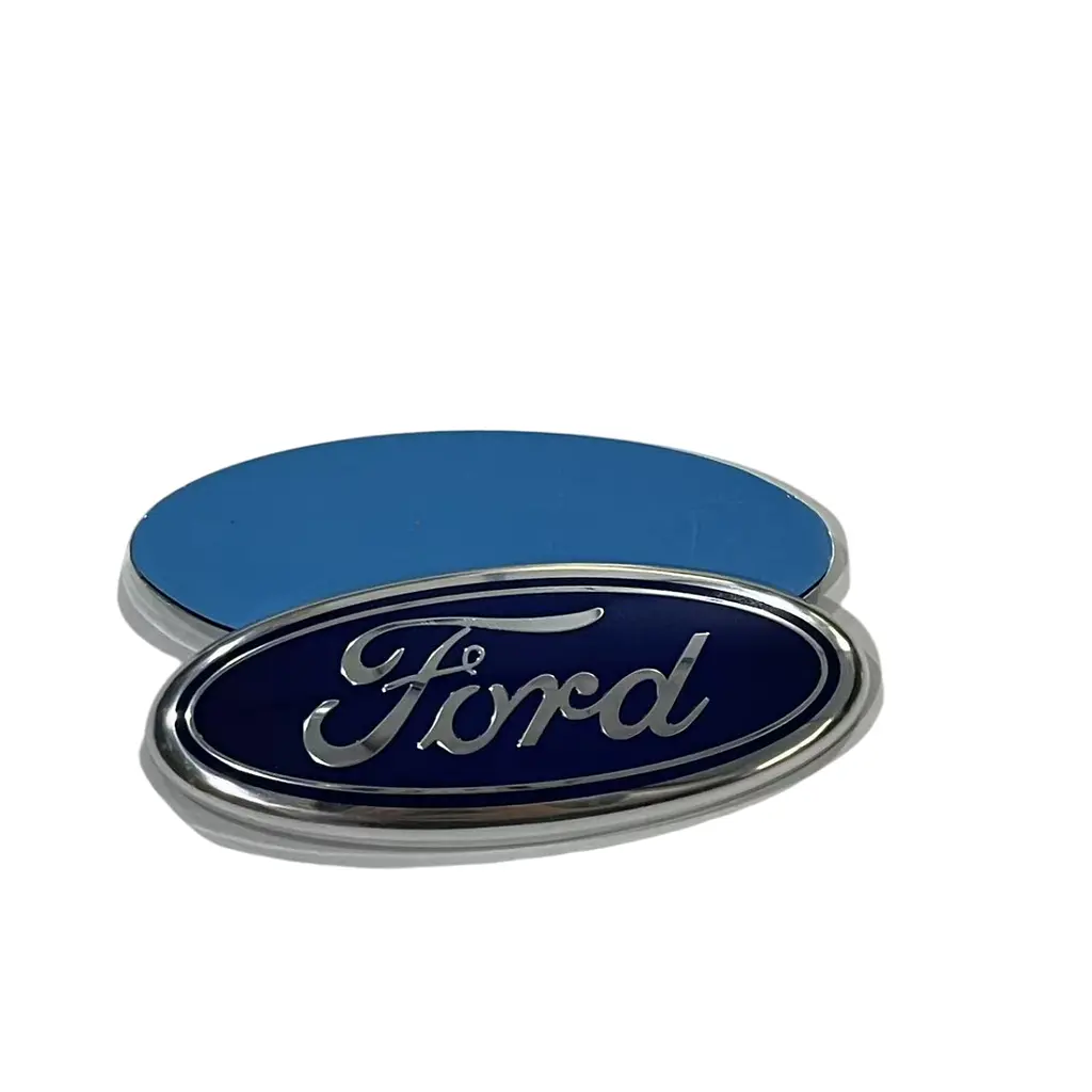 Емблема Ford синя 150х60 мм метал (на скотчі) - фото 2