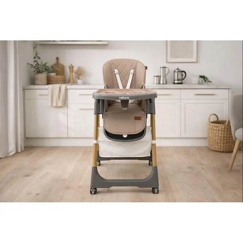 Стул для кормления ребенка VELANO Nexi, brown - фото 3
