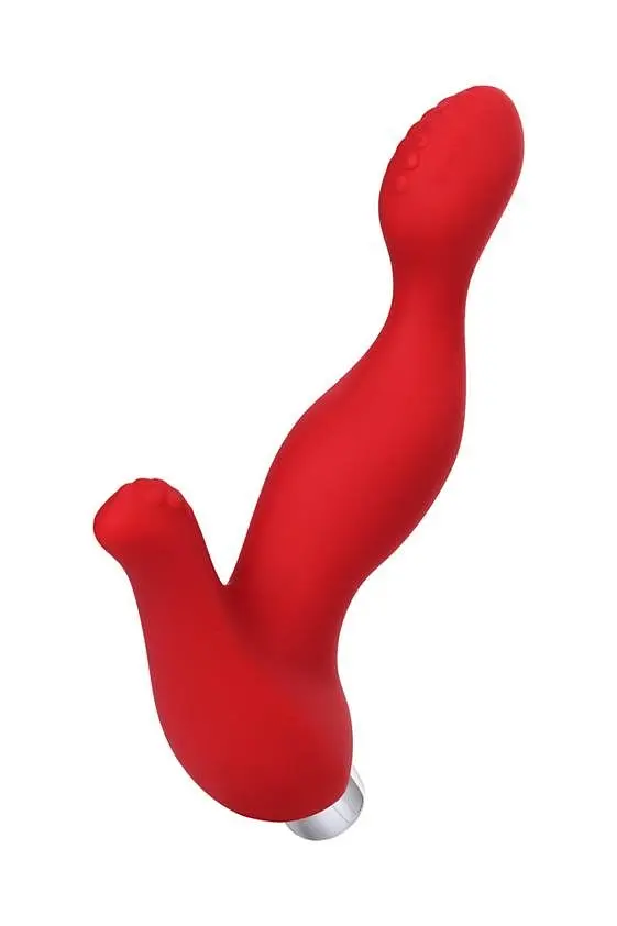 Стимулятор простати ToDo Vibrating Prostate Massager Proman, 12.5 см червоний - фото 3