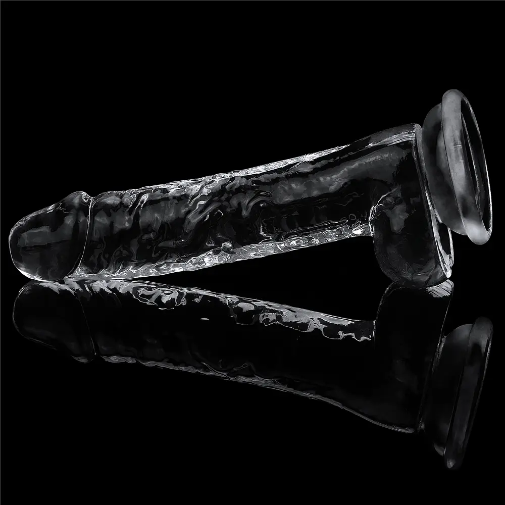 Фалоімітатор - Flawless Clear Dildo 7.5" Clear - фото 4