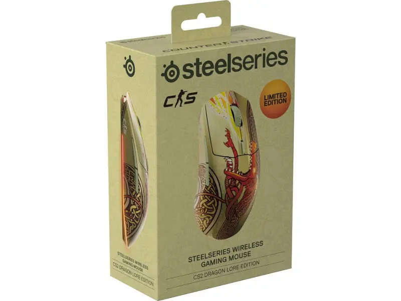 Миша SteelSeries CS2 Dragon Lore Wireless (62614) - фото 7