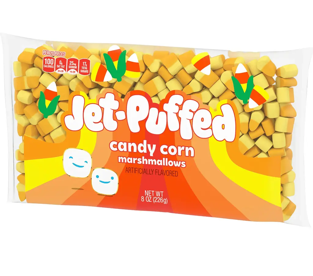 Маршмеллоу Jet Puffed Candy Corn Marshmallows 226г - фото 2