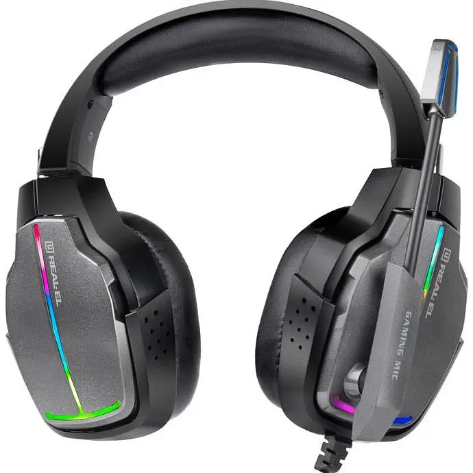 Ігрові навушники REAL-EL GDX-7780 Black (EL124100047) [112565] - фото 4