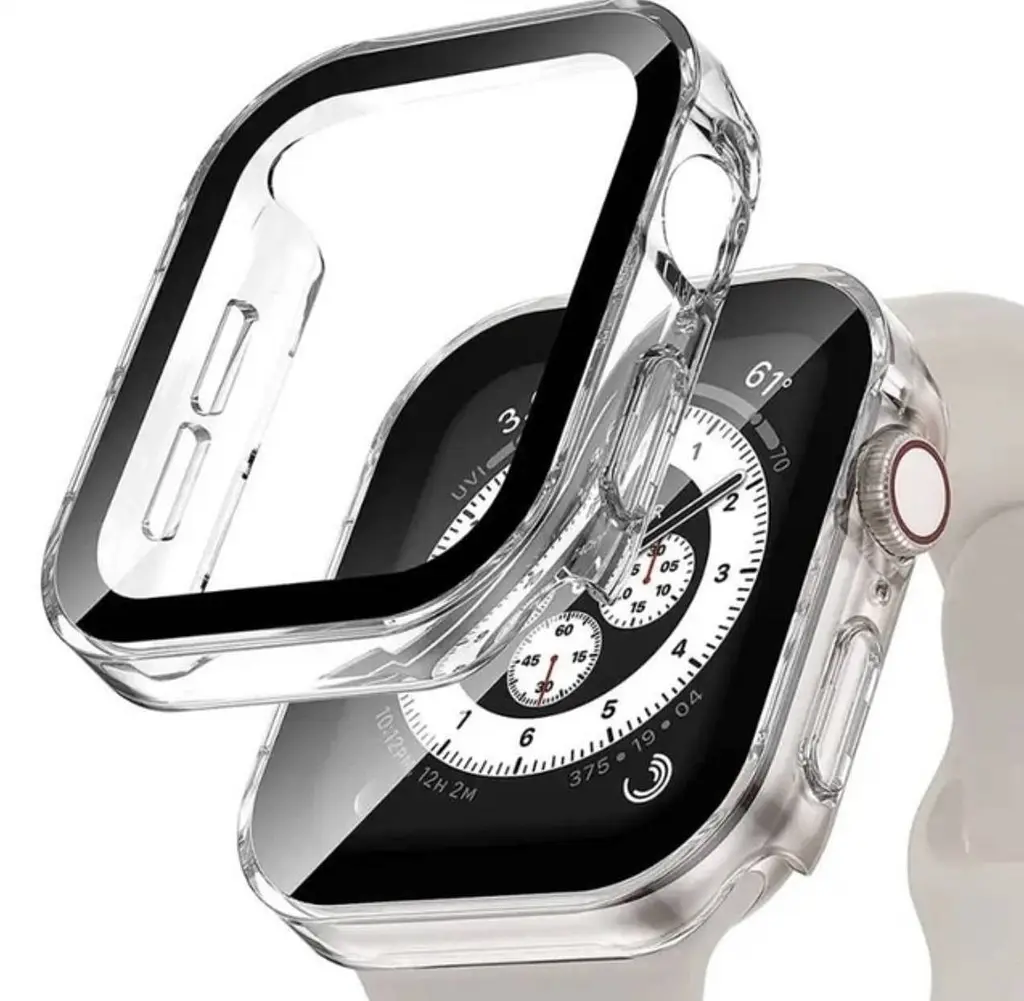 Захисний чохол зі склом Choice 2 для Apple Watch 44 мм Прозорий - фото 2