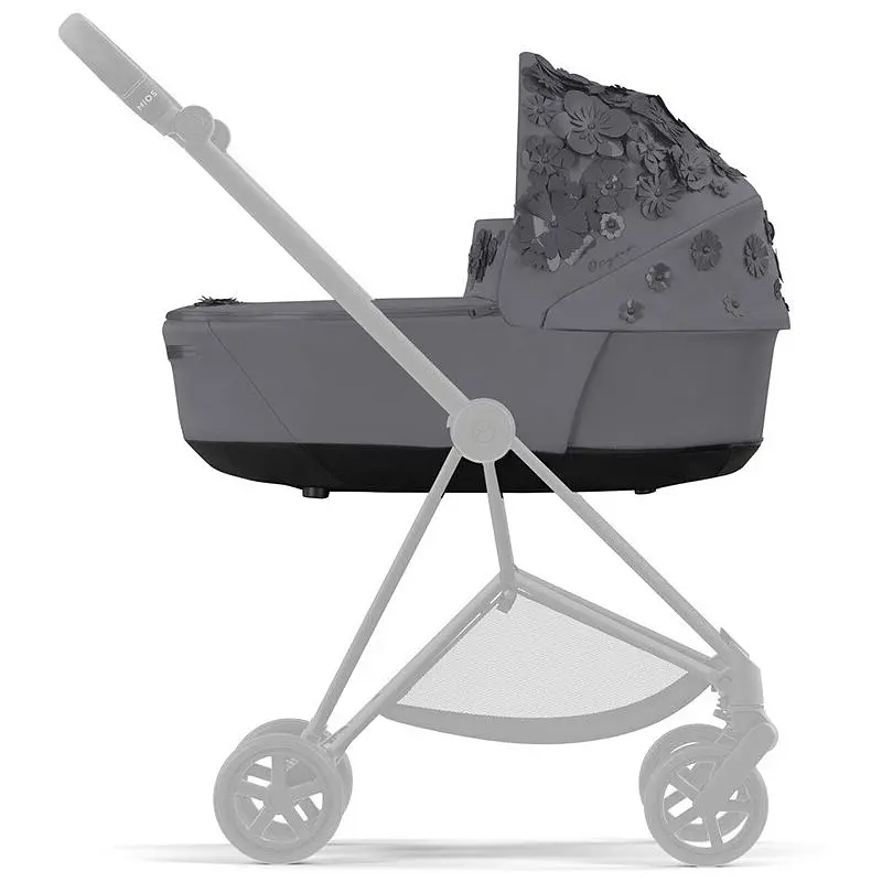 Люлька Cybex Mios Lux Simply flowers grey, сірий (522000801) - фото 3