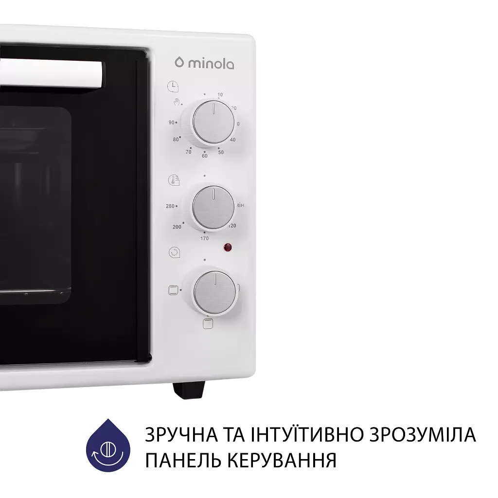Электрическая печь Minola FOE 3714 WH - фото 3