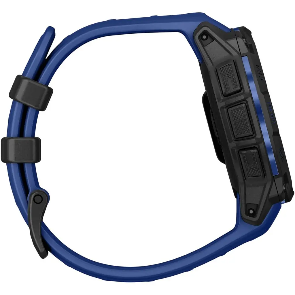 Смарт-годинник Garmin Instinct 3 AMOLED 45mm Black with Blue Band (010-02936-03) [156743] - фото 5