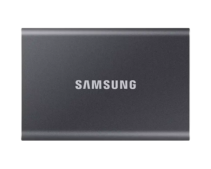 Зовнішній SSD накопичувач Samsung Portable T7 2TB Grey (MU-PC2T0T) Б/В