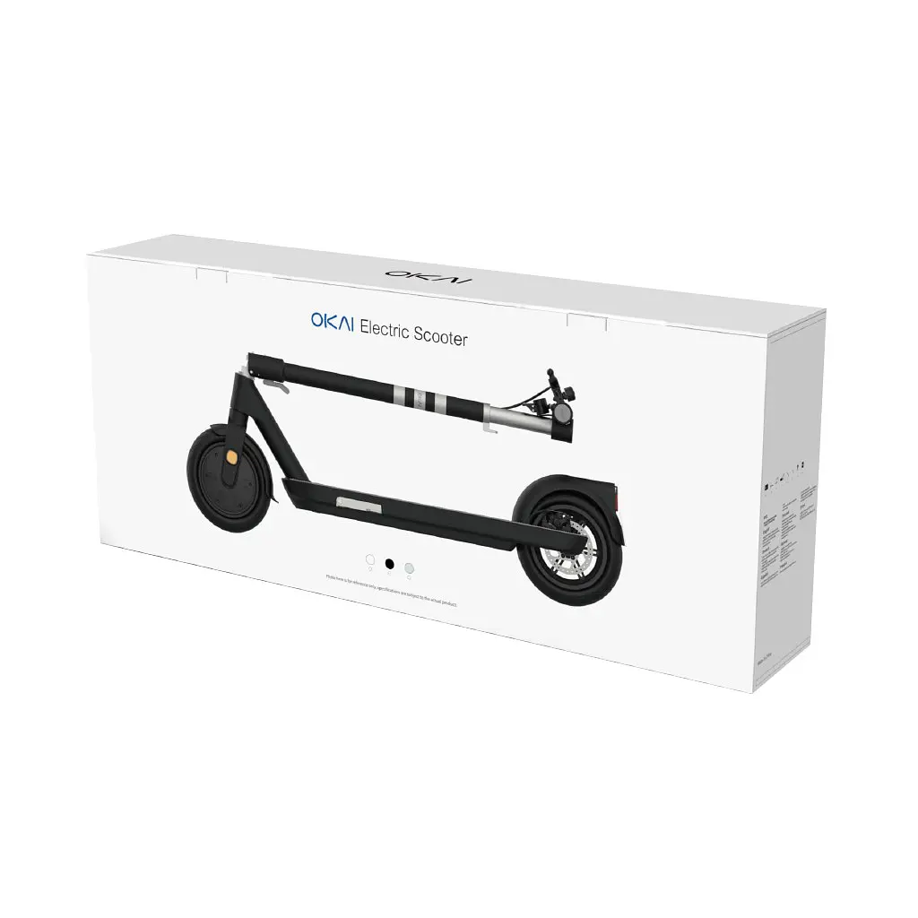Електросамокат OKAI ES10-NEON Lite білий 9, 300(600)W, 7. 8Ah, 30km, 25km\h, 20%, NFC, App, 15kg - фото 3