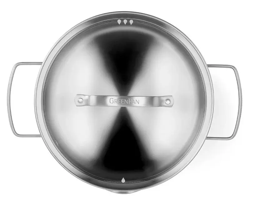 Каструля з кришкою GreenPan Chef's Collection, 20 см, 3 л (CC007730-001) - фото 3