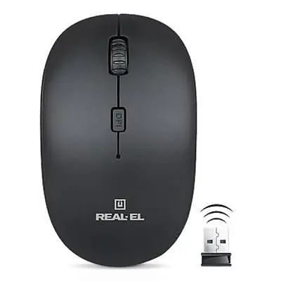 Компьютерная мышка Real-El (RM-301 black) - фото 2