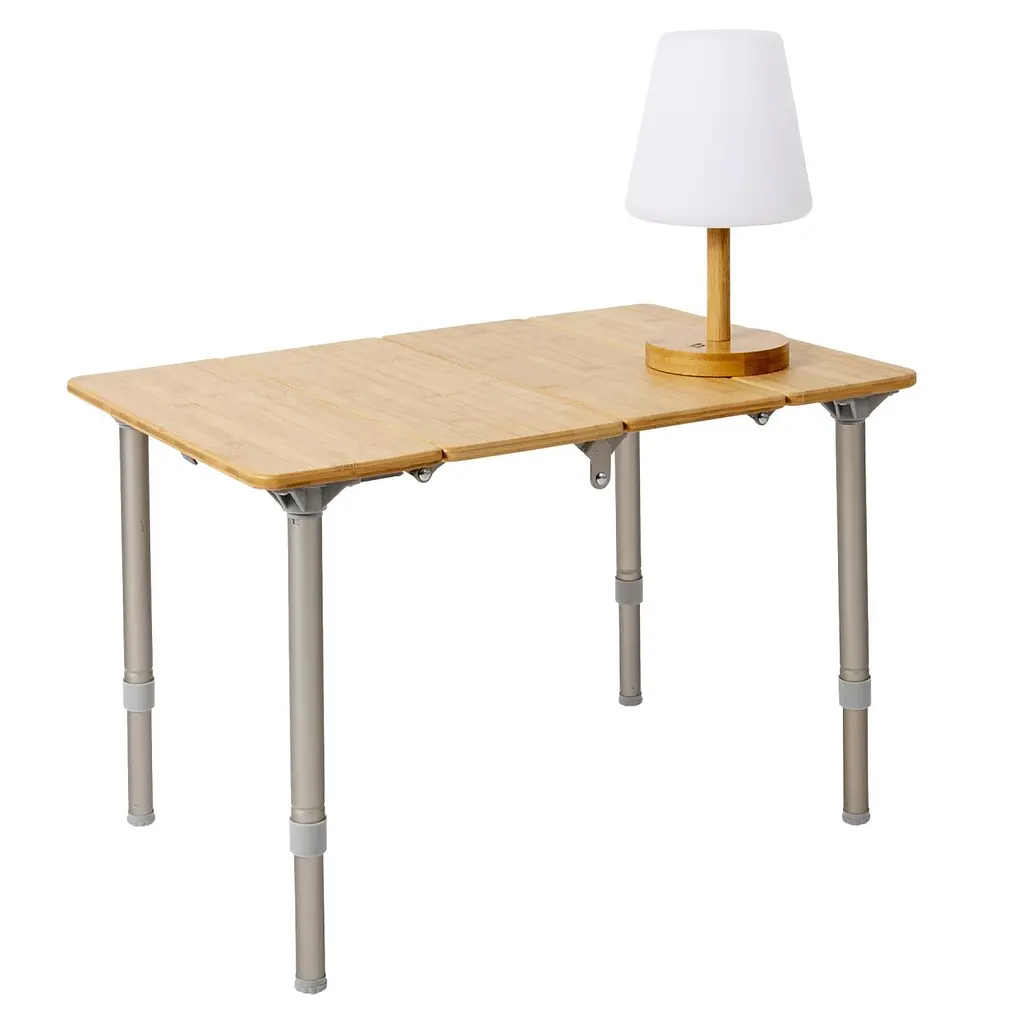 Ліхтар кемпінговий Bo-Camp Cambridge Rechargeable 200 Lumen Bamboo/White (5818792) - фото 4