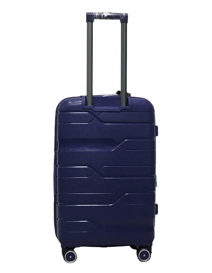 Валіза середня M поліпропілен Milano bag 0306 65×42×28см 56л Темно-синій - фото 3