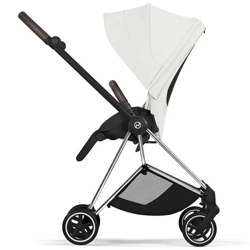 Cybex Mios Style 5.0 коляска 2 в 1 Off White шасі Chrome - фото 6