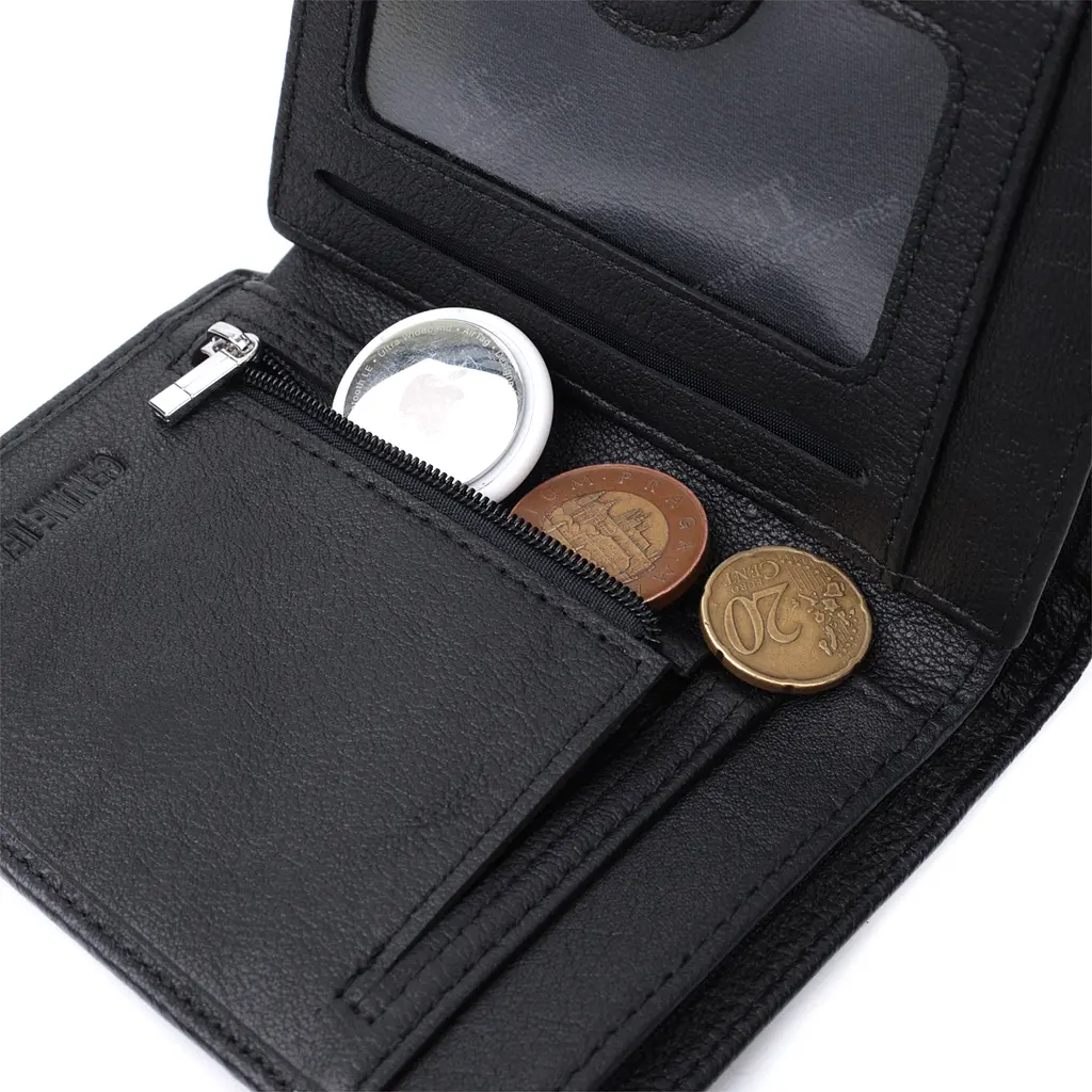 Чоловічий шкіряний гаманець ST Leather 10,5х13х2 см acs0029390 - фото 8
