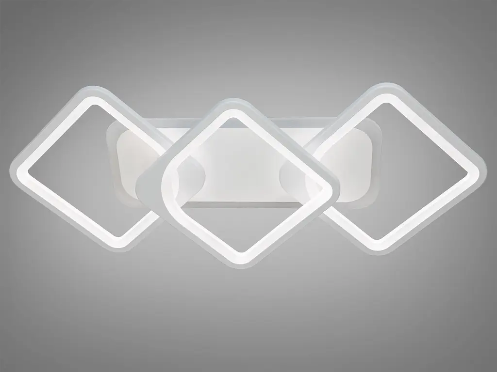 Светодиодная люстра Romin 8060 белая с пультом диммером 75W - фото 4