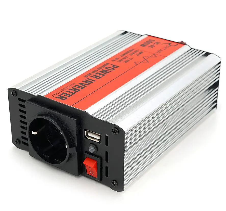 Инвертор напряжения 12/220V RITAR RSX500 500 Вт с апроксимированной синусоидой - фото 2