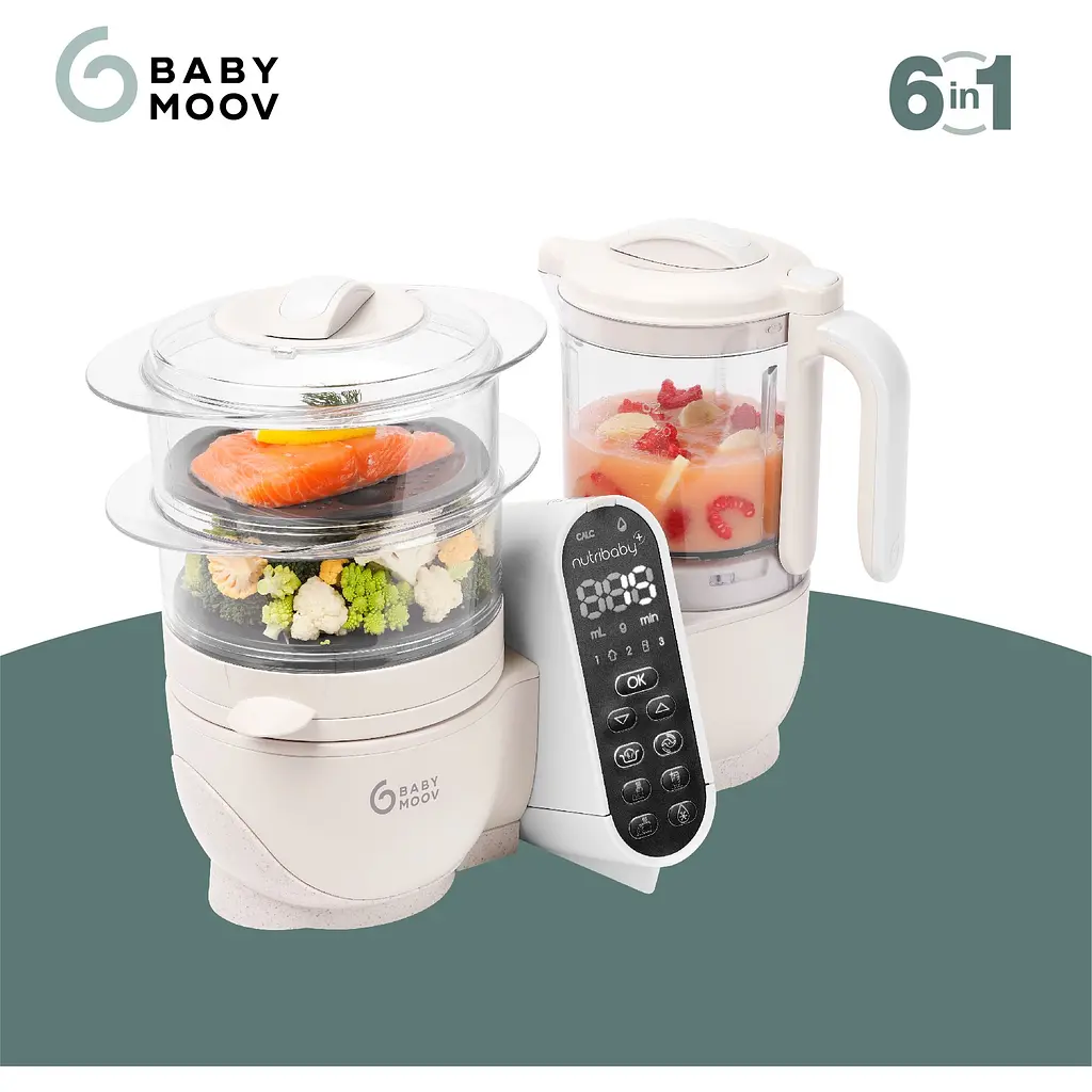 Пароварка-блендер Babymoov Nutribaby+ Beige (A001135) - фото 3