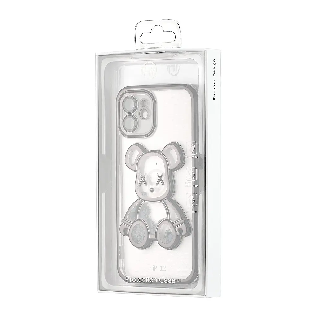 Чохол Shining Bear Case Protected Camera iPhone 12 Black - фото 2