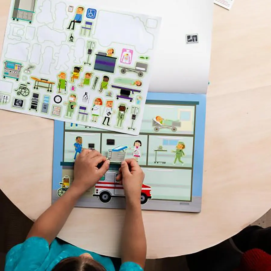 Набір багаторазових наліпок Melissa & Doug Транспорт (SM93209/6812) - фото 6