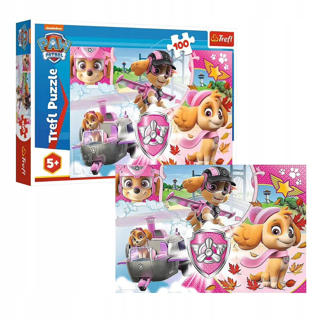Пазлы "В воздухе. Nickelodeon. Щенячий патруль" 100 элементов 16368 Trefl - фото 2
