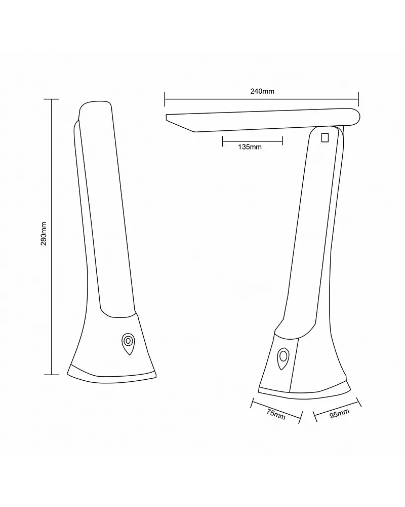 Настольная лампа Zuma Line SM-612 LED 1x5W 3000K-6000K 250Lm IP20 черная - фото 2