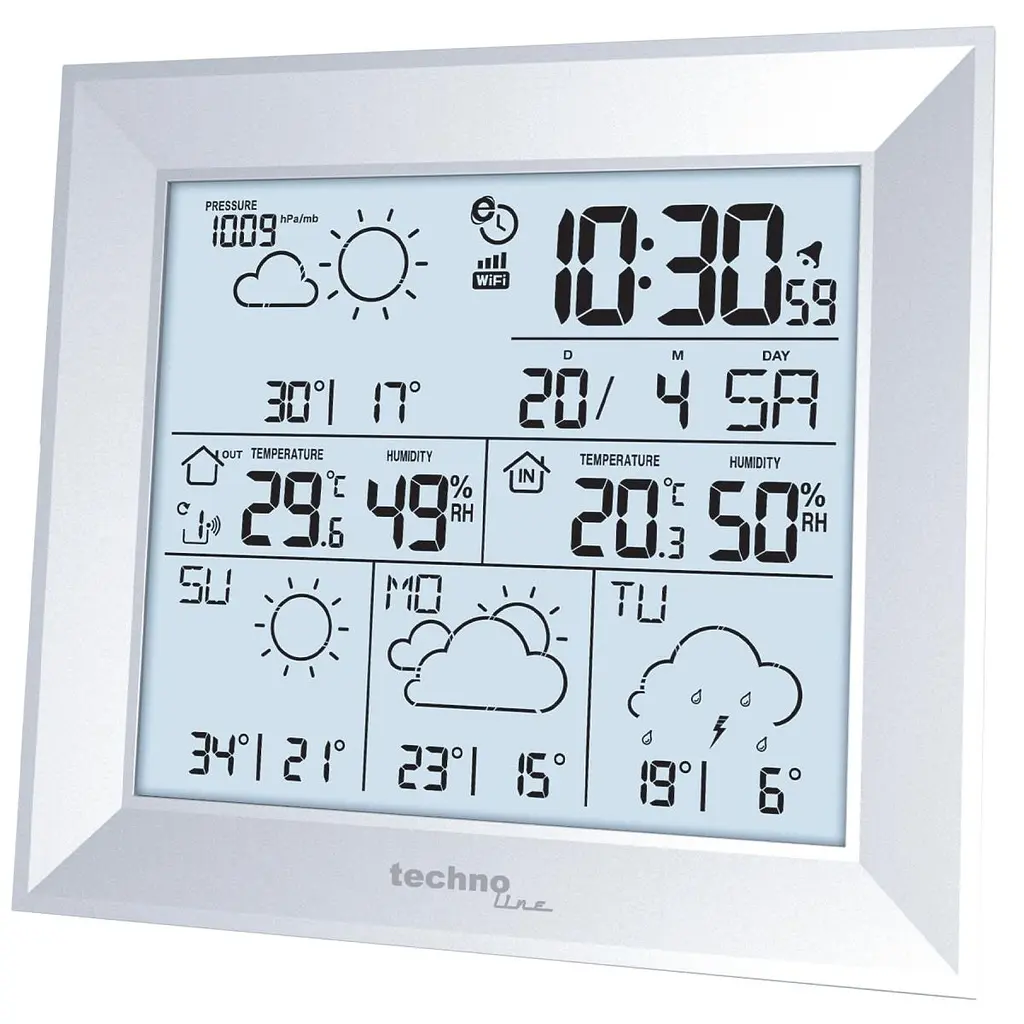 Метеостанція Technoline DirektWetter WD2000 Silver (WD2000) - фото 9