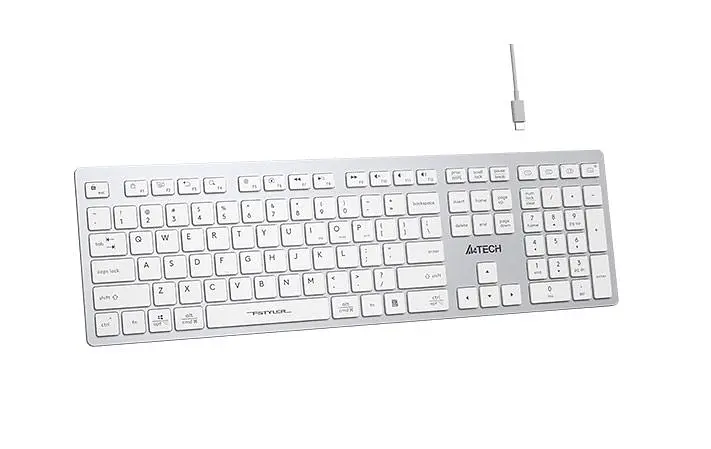 Клавіатура A4Tech FBX50C White [94308] - фото 3