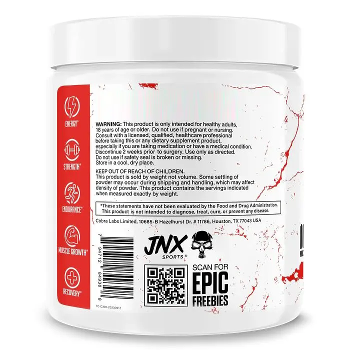 Креатин The Curse Creatine, 300 грам JNX Sports fit0016312 - фото 2