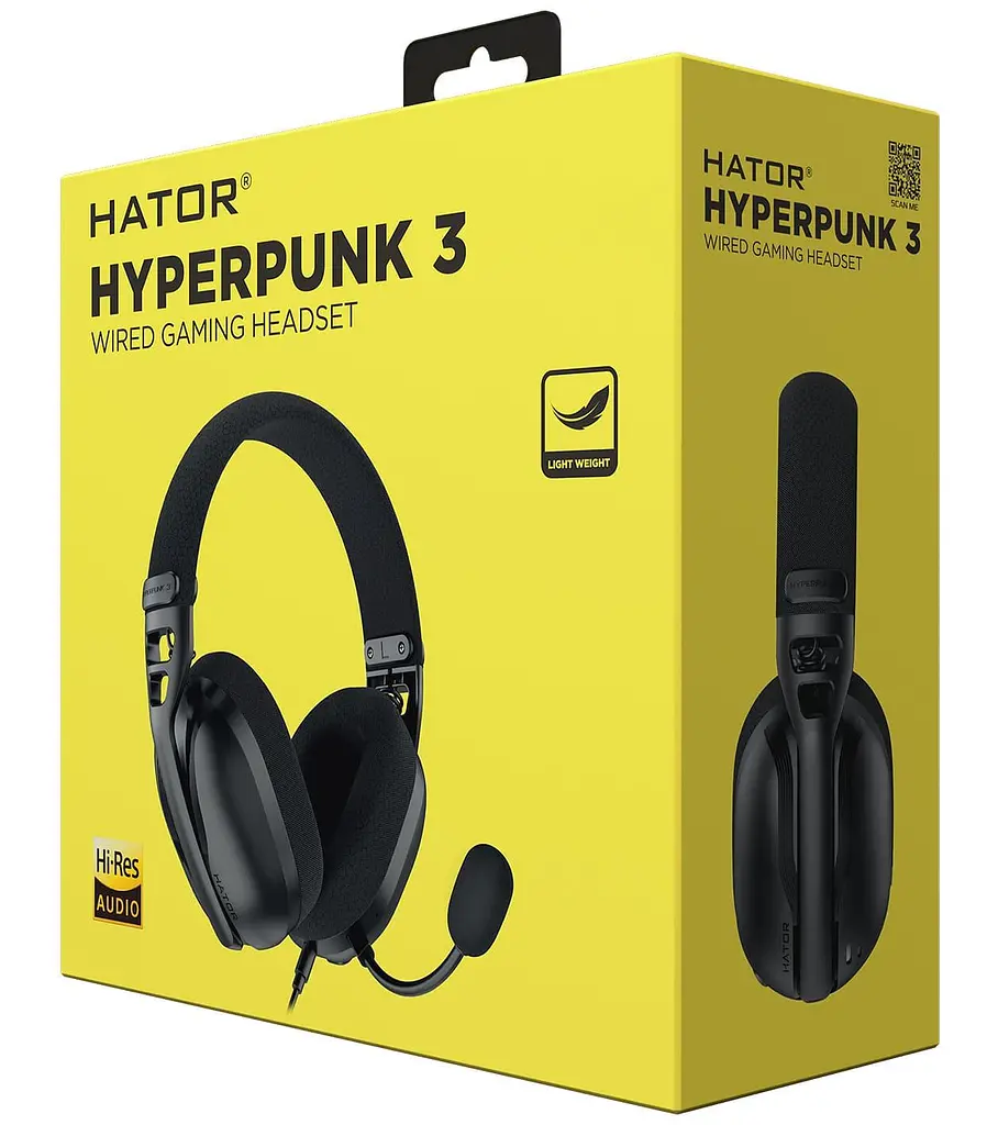 Ігрова гарнітура HATOR Hyperpunk 3 Hi-Res Black (ESH01) - фото 8