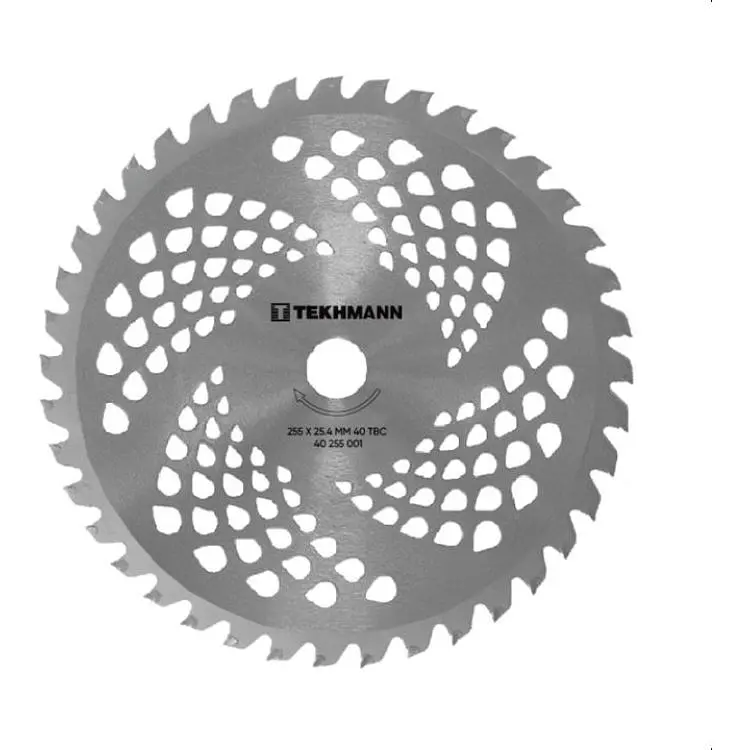 Ніж для тримера Tekhmann 255×25.4mm, 40TBC зубців (40255001)