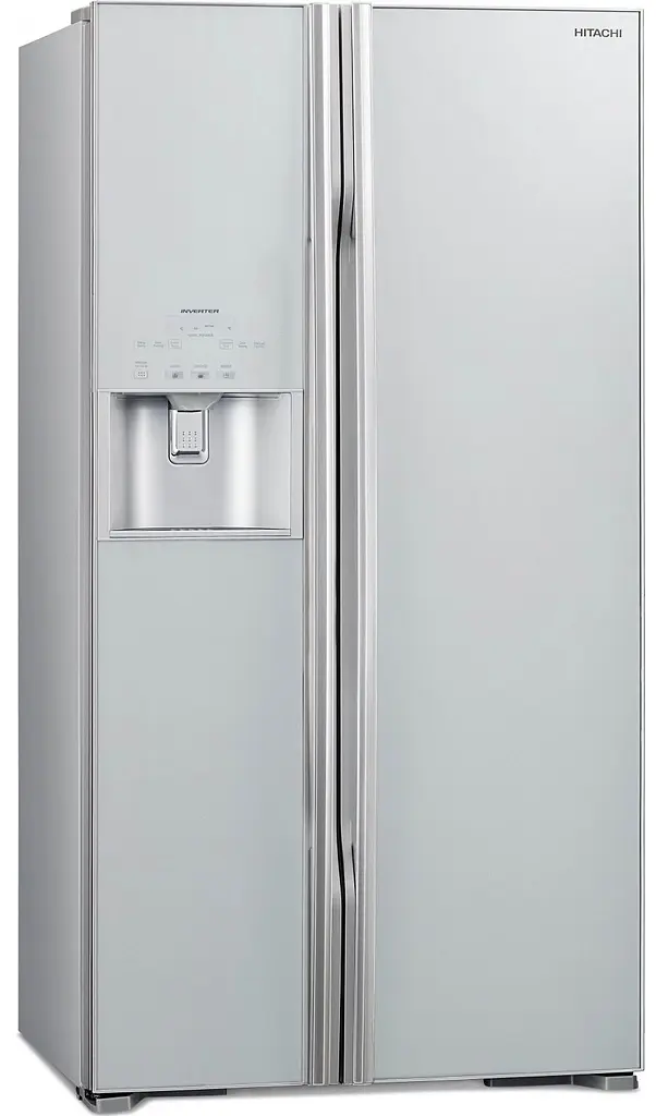 Холодильник SBS Hitachi R-S700GPUC2GS 180х77х92см 2 двері Х-377 л М-212 л A++ NF Інвертор льодогенератор Срібло скло (R-S700GPUC2GS) - фото 2