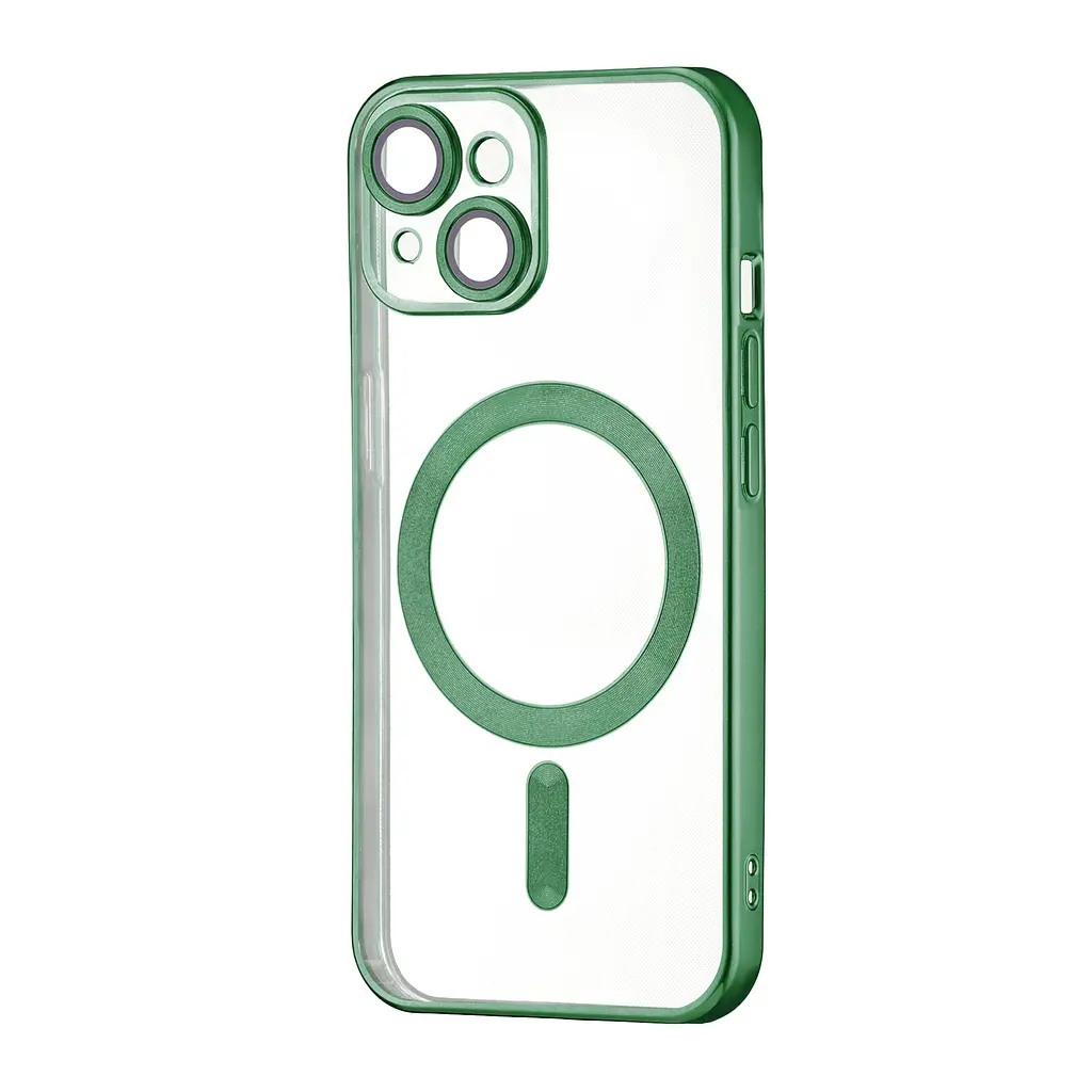 Чохол Ductil Metallic Edge with MagSafe (Protected Camera & Lens) iPhone 14 Dark Green