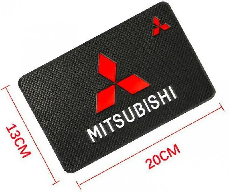 Антиковзний килимок торпеди з логотипом Mitsubishi - фото 2