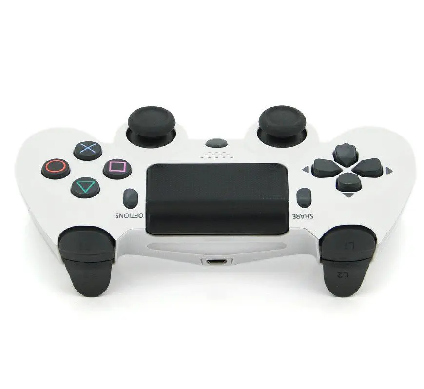 Геймпад джойстик DoubleShock Wireless PS4 Double Motor Vibration DUALSHOCK 4 White - фото 2