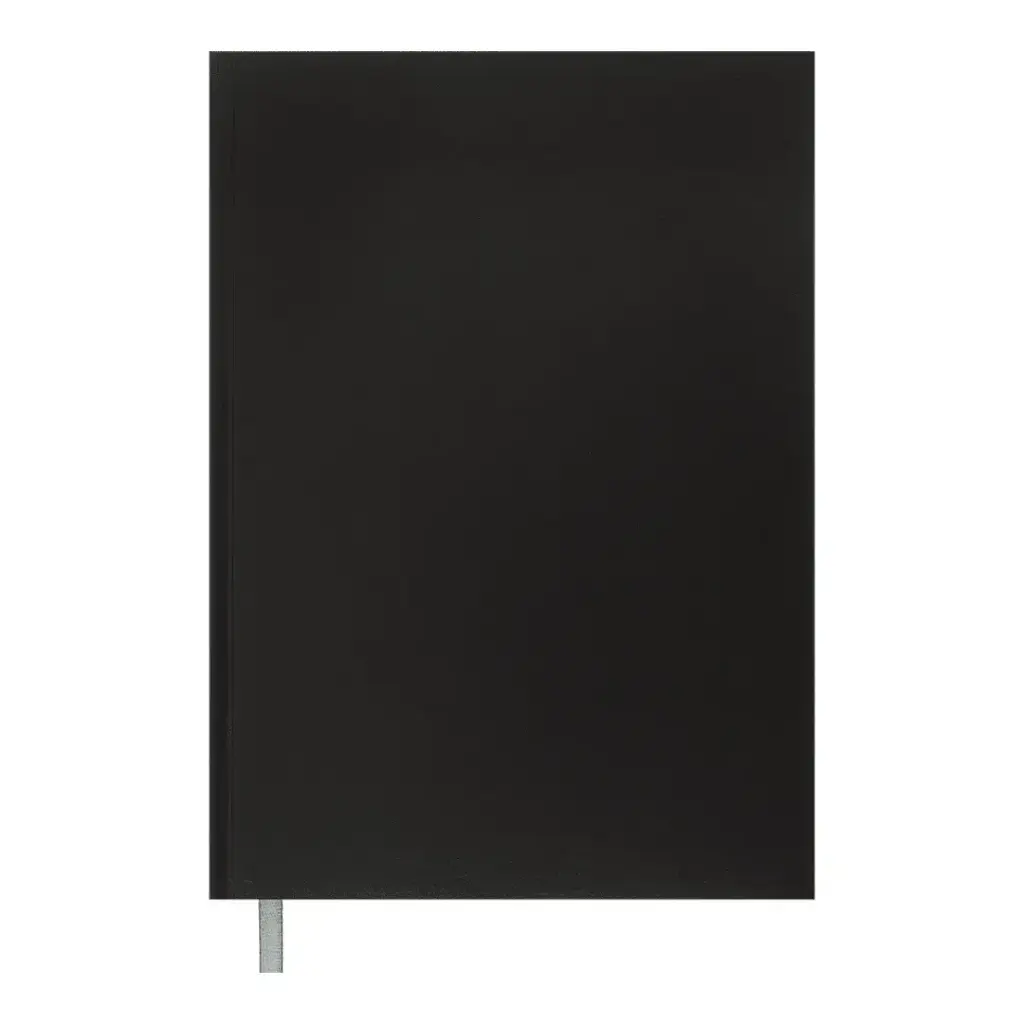 Книга-канц. A4 144арк. кліт. тв. бумвініл офс. Optimal чорна BM.24419103-01/Buromax/ - фото 3