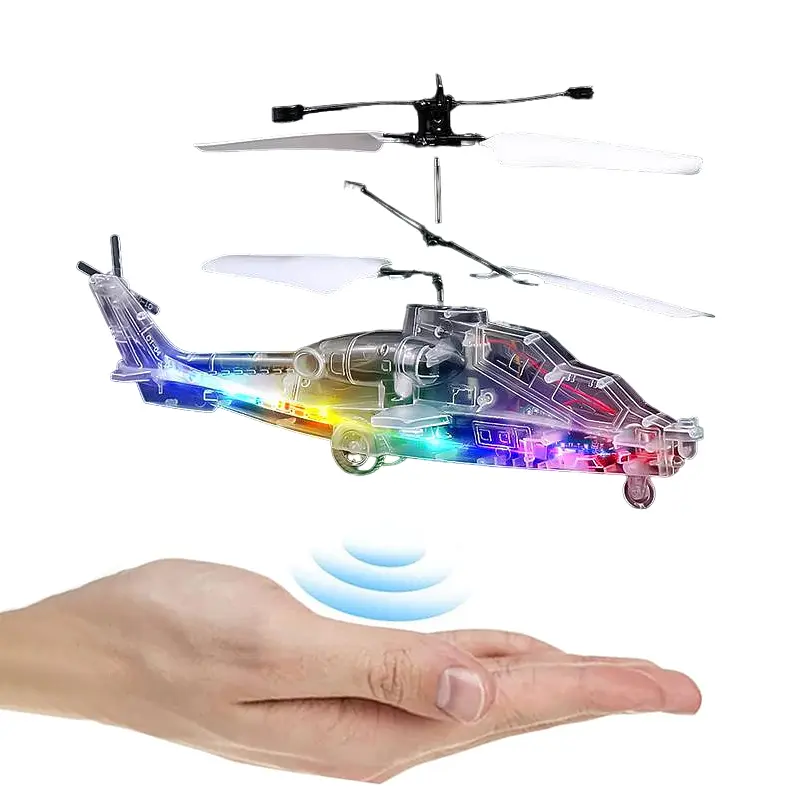 Летающий вертолет с сенсорным контролем и LED подсветкой для детей UFT Fly 12 - фото 3