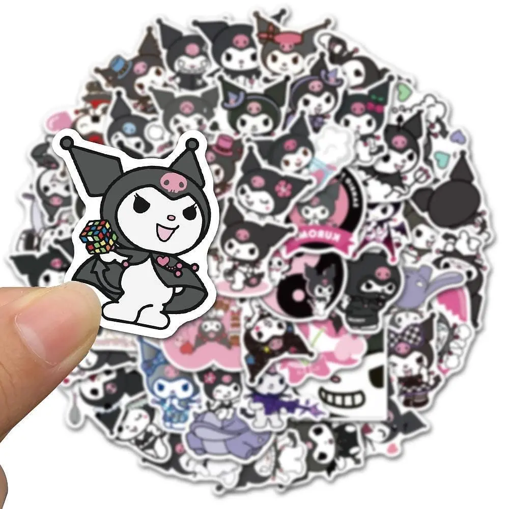 Стікерпак GeekLand Kuromi 50 штук - фото 4