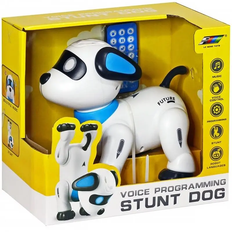 Интерактивная игрушка Собака-Робот SHT K21 White - фото 5
