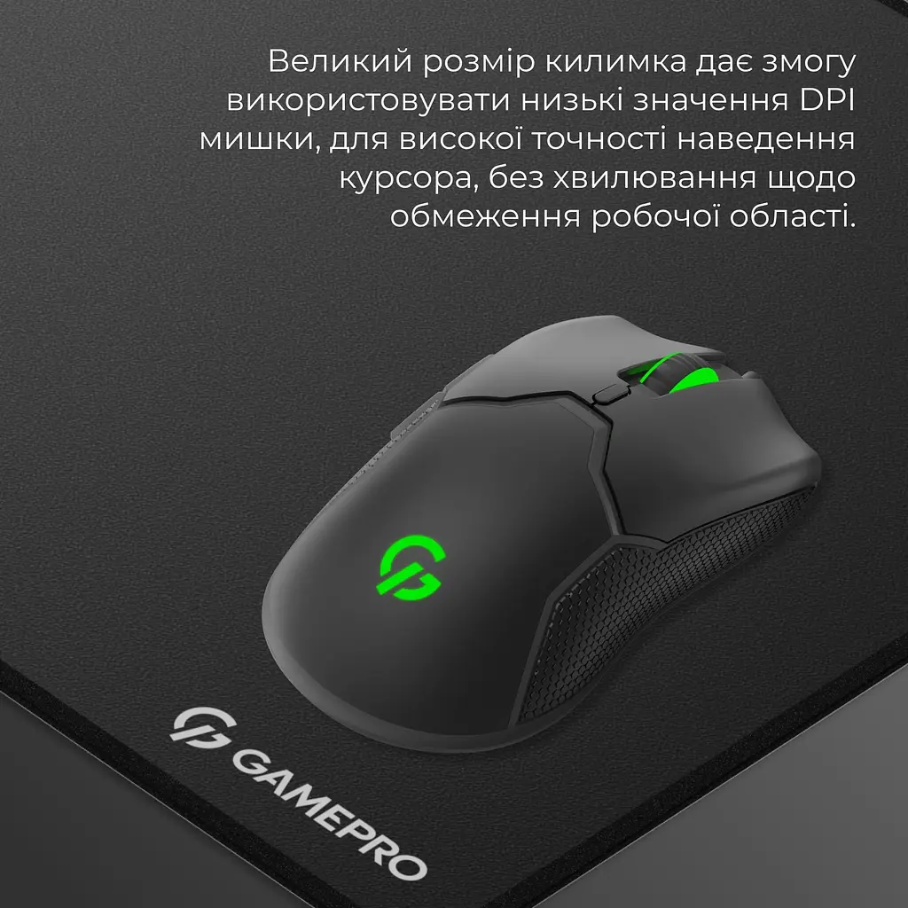 Ігрова поверхня GamePro Speed/Control Black (MP275B) - фото 9