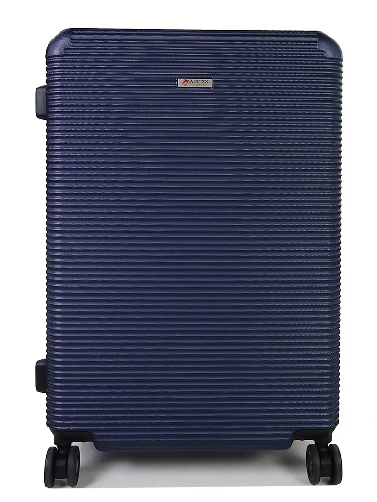 Валіза дорожня гігант (XL) полікарбонат Airtex 968 110л 75х50х30 см Темно-синій (Dark blue) - фото 3