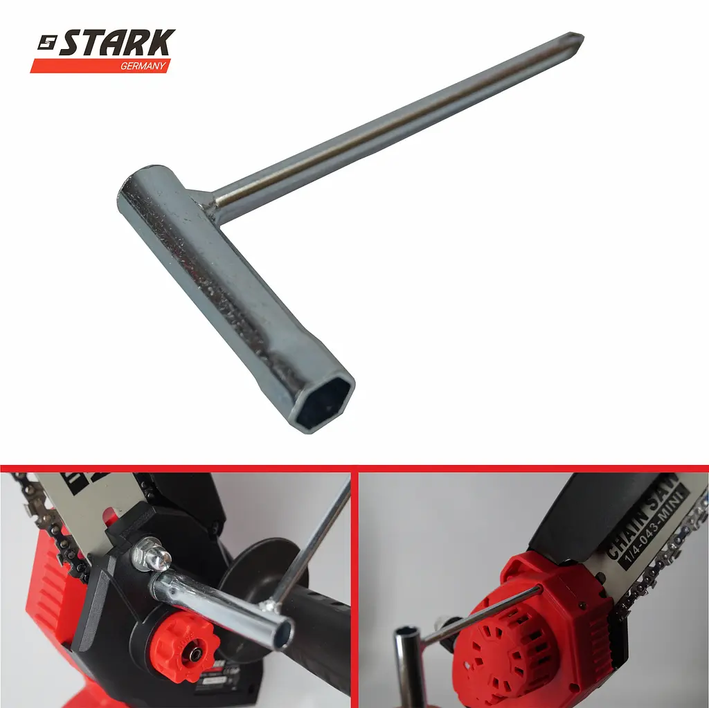 Мини-пила аккумуляторная цепная Stark BCS-2115 (BCS-2115) - фото 9