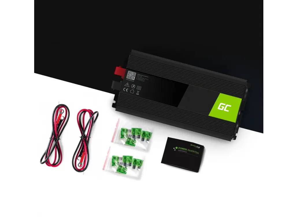 Перетворювач напруги інвертор Green Cell 24V на 230V 1500W/3000W - фото 7