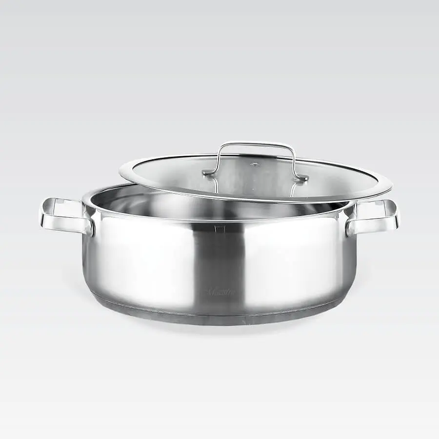 Каструля з кришкою Maestro MR-3514-22 22 см 2 л срібляста - фото 2
