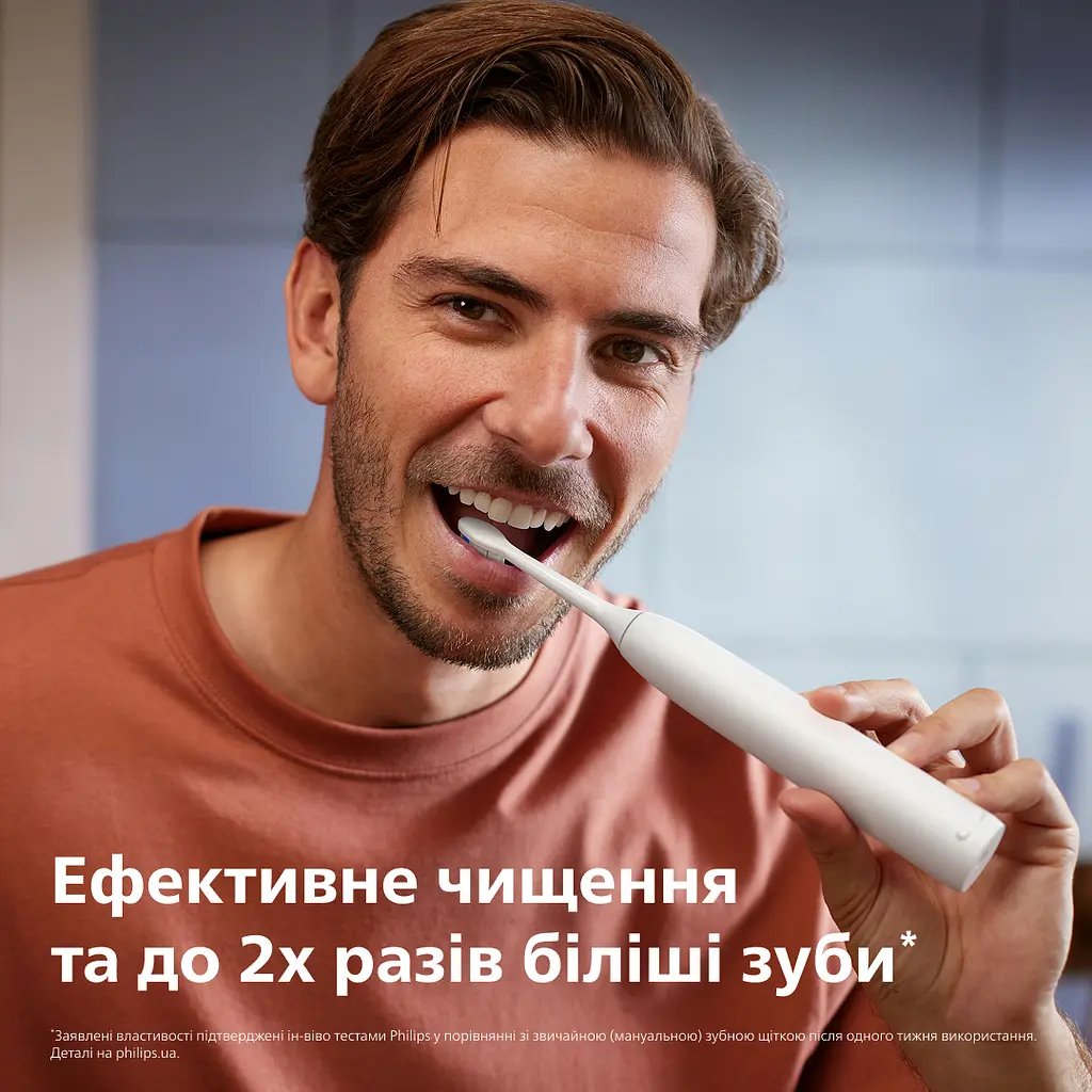 Електрична зубна щітка Philips Sonicare HX7110/01 серії 5500 біла - фото 4