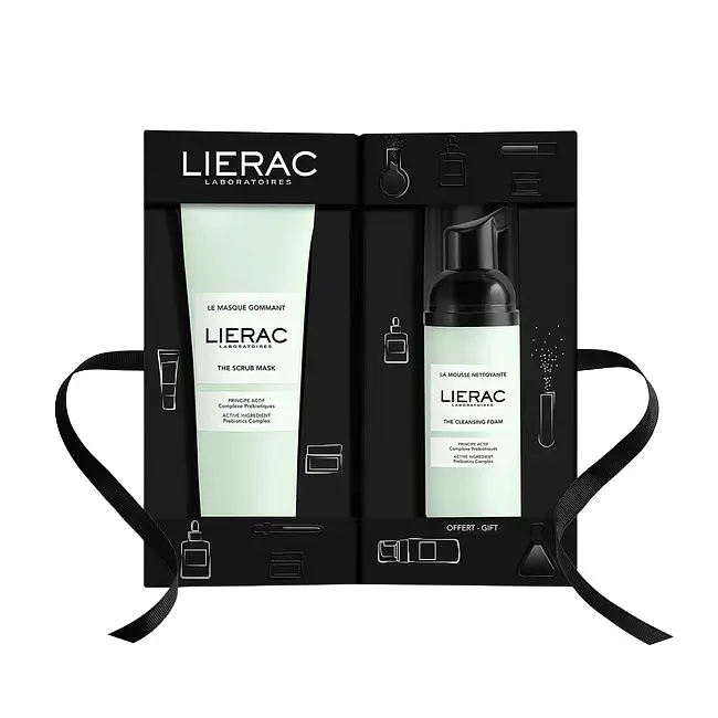 Новорічний набір Lierac Demaquillant: маска-гоммаж The Scrub Mask 75 мл + очищувальний мус The Cleansing Foam 50 мл - фото 2